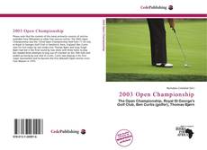 Обложка 2003 Open Championship