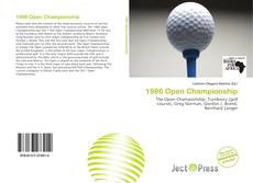 1986 Open Championship的封面