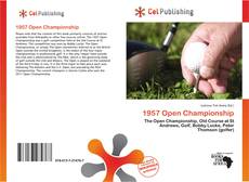 Capa do livro de 1957 Open Championship 