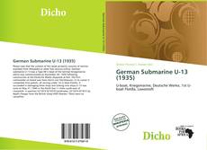 Copertina di German Submarine U-13 (1935)