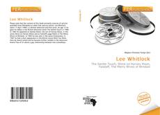 Bookcover of Lee Whitlock