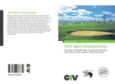 Capa do livro de 1937 Open Championship 