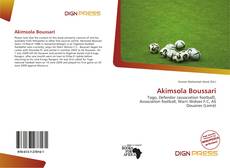 Couverture de Akimsola Boussari