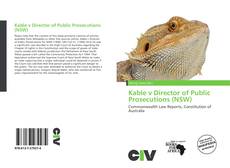 Portada del libro de Kable v Director of Public Prosecutions (NSW)