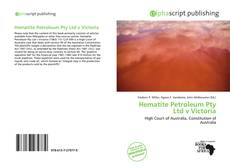 Обложка Hematite Petroleum Pty Ltd v Victoria
