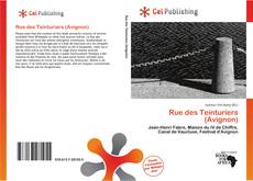 Capa do livro de Rue des Teinturiers (Avignon) 