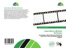 Buchcover von Joan Barry (British Actress)