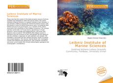 Bookcover of Leibniz Institute of Marine Sciences