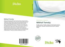 Bookcover of Mikhail Tomsky