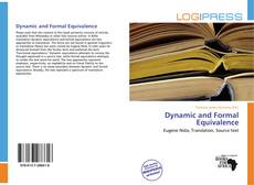 Bookcover of Dynamic and Formal Equivalence