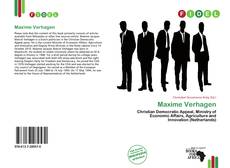 Bookcover of Maxime Verhagen