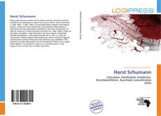 Horst Schumann kitap kapağı