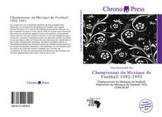 Buchcover von Championnat du Mexique de Football 1992-1993