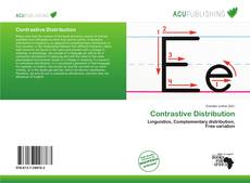 Couverture de Contrastive Distribution