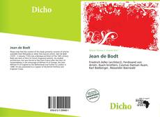 Couverture de Jean de Bodt