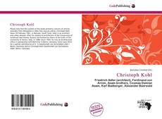 Capa do livro de Christoph Kohl 