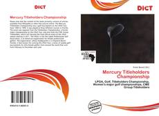 Mercury Titleholders Championship kitap kapağı