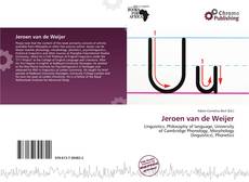 Jeroen van de Weijer kitap kapağı