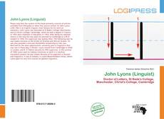 Bookcover of John Lyons (Linguist)