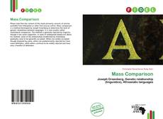 Capa do livro de Mass Comparison 