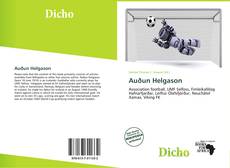 Portada del libro de Auðun Helgason