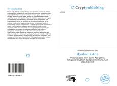 Bookcover of Hyaloclastite