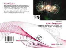 Capa do livro de Heinz Berggruen 