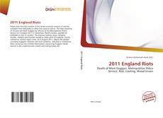 Capa do livro de 2011 England Riots 