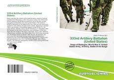 Portada del libro de 333rd Artillery Battalion (United States)