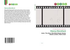 Capa do livro de Henry Hereford 