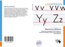 Buchcover von Marianne Mithun