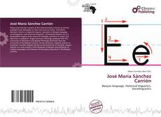 Copertina di José María Sánchez Carrión