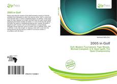 Bookcover of 2005 in Golf