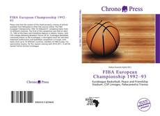 Portada del libro de FIBA European Championship 1992–93