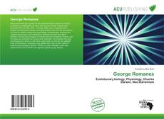George Romanes kitap kapağı
