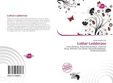 Bookcover of Lothar Ledderose