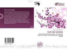 Buchcover von Carl von Lemcke