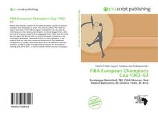 Borítókép a  FIBA European Champions Cup 1962–63 - hoz