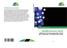 Couverture de HNoMS Svenner (G03)