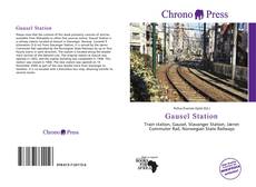 Capa do livro de Gausel Station 