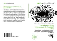 Обложка Championnat du Guatemala de Football 1988