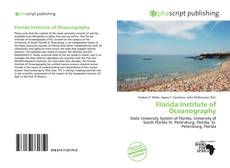 Обложка Florida Institute of Oceanography