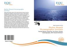 Bookcover of Harbor Branch Oceanographic Institute