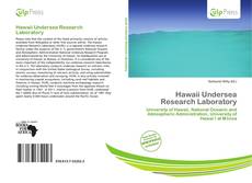 Bookcover of Hawaii Undersea Research Laboratory