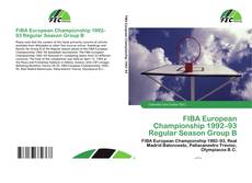 Portada del libro de FIBA European Championship 1992–93 Regular Season Group B