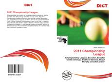 Bookcover of 2011 Championship League