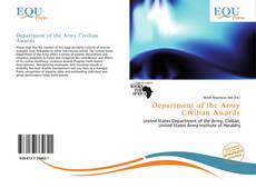 Department of the Army Civilian Awards kitap kapağı