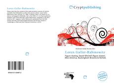 Bookcover of Loren Galler-Rabinowitz
