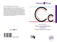 Capa do livro de First Grammatical Treatise 