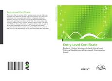 Couverture de Entry Level Certificate